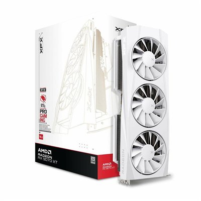 XFX Radeon RX 9070 XT 16GB GDDR6 Quicksilver White Κάρτα Γραφικών RX-97TQICKW9