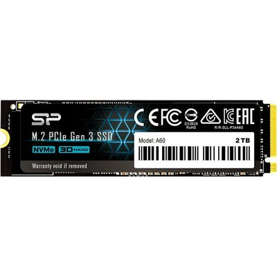 Silicon Power P34A60 SSD 2TB M.2 NVMe PCI Express 3.0 SP002TBP34A60M28