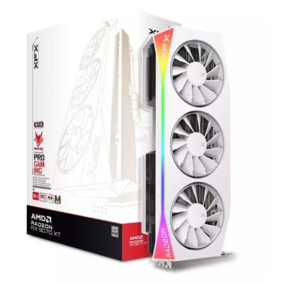 XFX Radeon RX 9070 XT 16GB GDDR6 OC White Magnetic Air Edition RGB Κάρτα Γραφικών RX-97TMARGW9