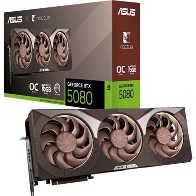 Asus GeForce RTX 5080 16GB GDDR7 Noctua OC Κάρτα Γραφικών 90YV0M32-M0NA00