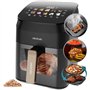 Cecotec Cecofry Air Fryer με Διπλό Αποσπώμενο Κάδο 4.5lt Μαύρο