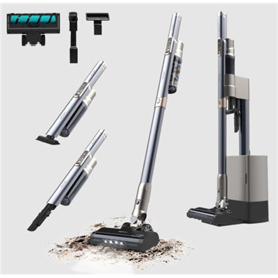 Cecotec Επαναφορτιζόμενη Σκούπα Stick 16.8V Γκρι