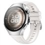 Huawei Watch 5 Stainless Steel 42mm Αδιάβροχο με eSIM και Παλμογράφο (Λευκό)