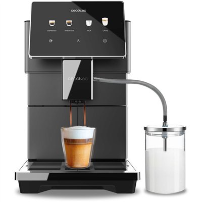 Cecotec Cremmaet Αυτόματη Μηχανή Espresso 1350W Πίεσης 19bar για Cappuccino Μαύρη