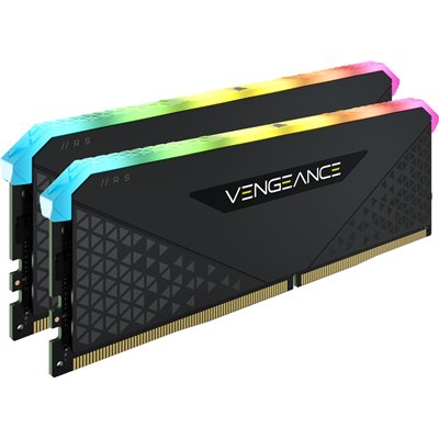 Corsair Vengeance RGB RS DDR4 32GB RAM με 2x16GB Modules και Ταχύτητα 3200 για Desktop CMG32GX4M2E3200C16