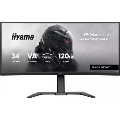 Iiyama GCB3482WQSU-B1 VA HDR Curved Gaming Monitor 34" QHD 3440x1440