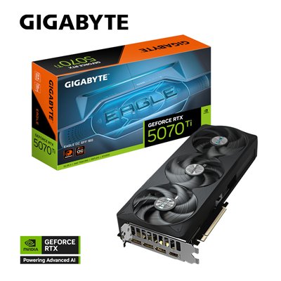 Gigabyte GeForce RTX 5070 Ti 16GB GDDR7 Eagle OC SFF Κάρτα Γραφικών GV-N507TEAGLE OC-16GD
