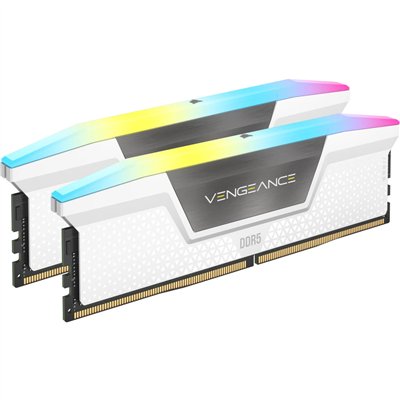 Corsair Vengeance RGB DDR5 32GB RAM με 2x16GB Modules και Ταχύτητα 6400 για Desktop CMH32GX5M2B6400C36W