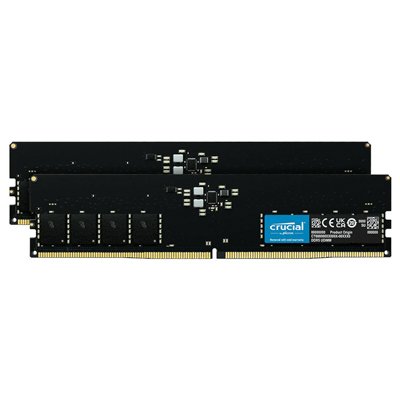 Crucial DDR5 64GB RAM με 2x32GB Modules και Ταχύτητα 4800 για Desktop CT2K32G48C40U5