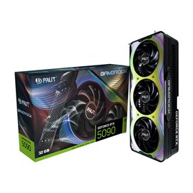 Palit GeForce RTX 5090 32GB GDDR7 GameRock Κάρτα Γραφικών NE75090019R5-GB2020G