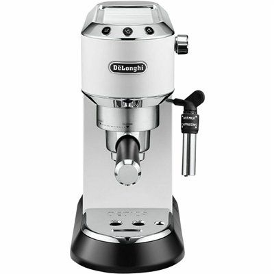 De'Longhi Dedica Pump Μηχανή Espresso 1300W Πίεσης 15bar Λευκή