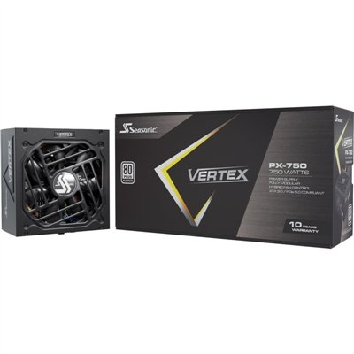 Seasonic VERTEX PX 750W Μαύρο Τροφοδοτικό Υπολογιστή Full Modular 80 Plus Platinum