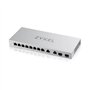 Zyxel XGS1010-12-ZZ0102F v2 Unmanaged L2 Switch με 8 Θύρες Gigabit (1Gbps) Ethernet και 2 SFP Θύρες