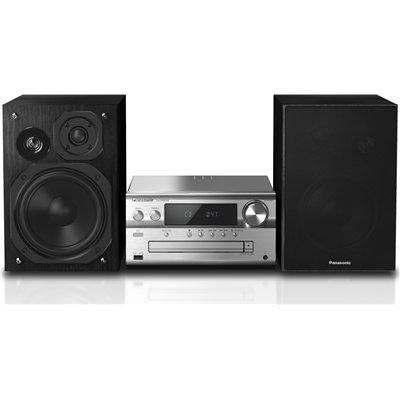 Panasonic Ηχοσύστημα 2.0 SC-PMX94 SC-PMX94EG-S 120W με CD Player και Bluetooth Ασημί