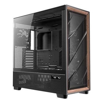 Antec Flux Pro Gaming Full Tower Κουτί Υπολογιστή με Πλαϊνό Παράθυρο Μαύρο