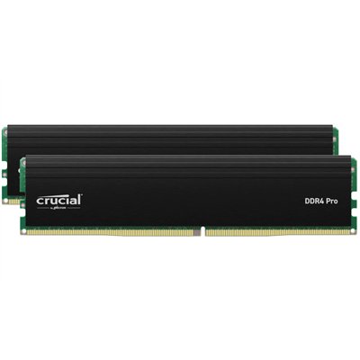 Crucial Pro DDR4 32GB RAM με 2x16GB Modules και Ταχύτητα 3200 για Desktop CP2K16G4DFRA32A