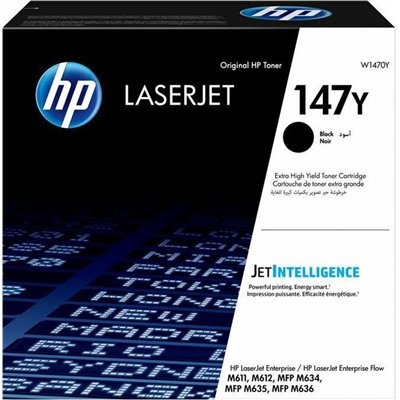 HP 147Y Γνήσιο Toner Laser Εκτυπωτή Μαύρο High Yield 42000 Σελίδων (W1470Y)