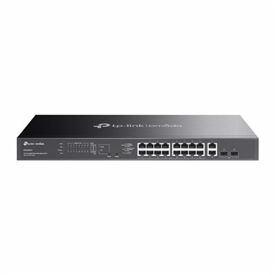 TP-LINK Omada ES220GMP Managed L2 PoE+ Switch με 16 Θύρες Gigabit (1Gbps) Ethernet και 2 SFP Θύρες