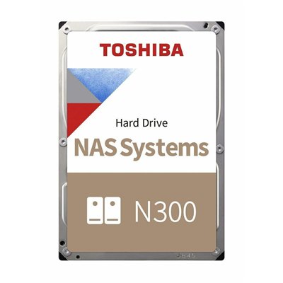 Toshiba N300 20TB HDD Σκληρός Δίσκος 3.5" SATA III 7200rpm με 512MB Cache για NAS HDWG62AUZSVA