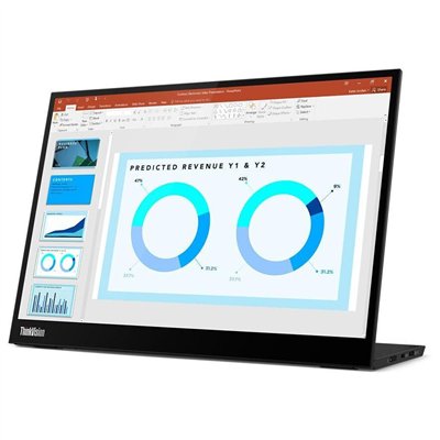 Lenovo ThinkVision M14d IPS Φορητό Monitor 14" 2240x1400 με Χρόνο Απόκρισης 6ms GTG