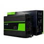 Green Cell Pure Sine Inverter Αυτοκινήτου Καθαρού Ημιτόνου 3000W για Μετατροπή 24V DC σε 230V AC με 1xUSB
