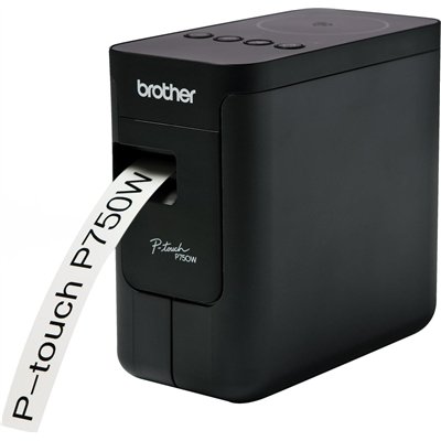Brother P-touch Εκτυπωτής Ετικετών Θερμικής Μεταφοράς USB, Wi-Fi, Bluetooth 180 dpi Έγχρωμος PT-P750WZG1