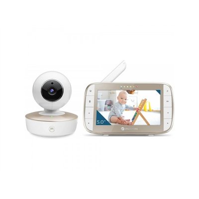 Motorola Ενδοεπικοινωνία Μωρού με Κάμερα & Οθόνη 5" , Αμφίδρομη Επικοινωνία & Νανουρίσματα VM50G
