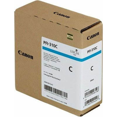 Canon PFI-310 Γνήσιο Μελάνι Εκτυπωτή InkJet Κυανό (2360C001)