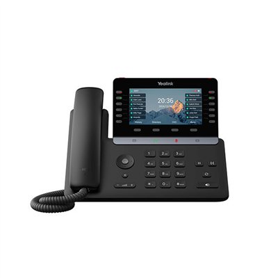 Yealink Ενσύρματο Τηλέφωνο IP Μαύρο