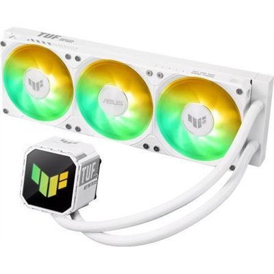 Asus TUF GAMING LC III 360 Υδρόψυξη Επεξεργαστή Τριπλού Ανεμιστήρα 120mm για Socket AM4/AM5/1700/1200 με ARGB Φωτισμό Λευκή