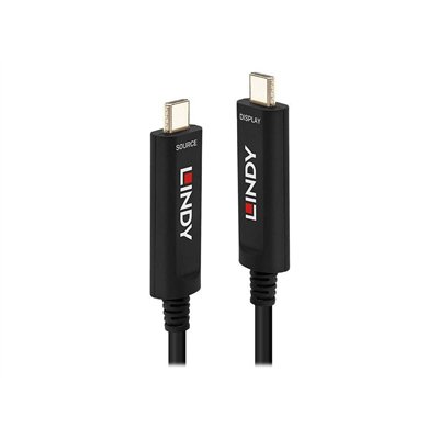 Lindy USB 2.0 Cable USB-C male - USB-C Μαύρο 15m (38503)