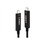Lindy USB 2.0 Cable USB-C male - USB-C Μαύρο 15m (38503)