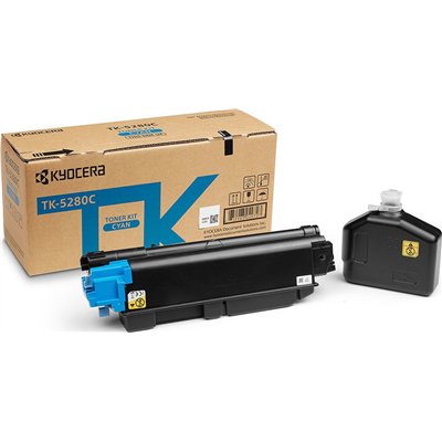 Kyocera TK-5280C Γνήσιο Toner Laser Εκτυπωτή Κυανό 11000 Σελίδων (1T02TWCNL0)