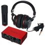 Focusrite Εξωτερική Επαγγελματική Κάρτα Ήχου Scarlett Solo Studio 4th Gen Συνδεσιμότητα USB για PC
