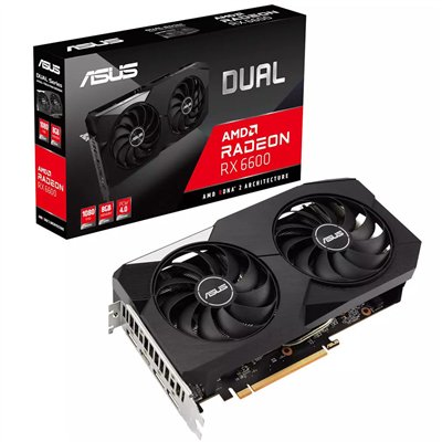 Asus Radeon RX 6600 rev. 3.0 8GB GDDR6 Dual V3 Κάρτα Γραφικών 90YV0GP3-M0NA00