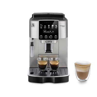 De'Longhi Magnifica Start Αυτόματη Μηχανή Espresso 1450W Πίεσης 15bar με Μύλο Άλεσης Ασημί