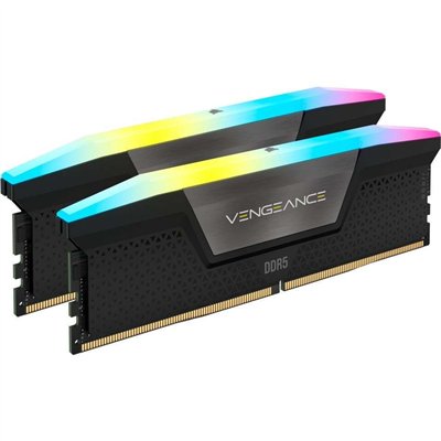Corsair Vengeance RGB DDR5 96GB RAM με 2x48GB Modules και Ταχύτητα 6600 για Desktop CMH96GX5M2B6600C32