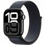Apple Watch Series 10 Aluminium 42mm Αδιάβροχο με Παλμογράφο (Jet Black με Ink Sport Loop)