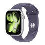 Apple Watch Series 11 Aluminium 46mm Αδιάβροχο με Παλμογράφο (Silver Aluminium Case with Purple Fog Sport Band - S/M)