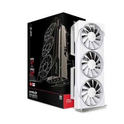 XFX Radeon RX 9070 16GB GDDR6 OC White Triple Fan Gaming Edition Κάρτα Γραφικών RX-97SWFB3W9