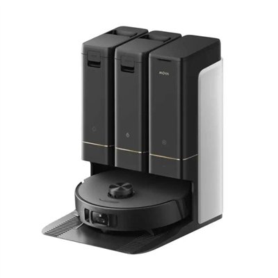 Mova Z50 Ultra Σκούπα Ρομπότ για Σκούπισμα & Σφουγγάρισμα με Wi-Fi Μαύρη