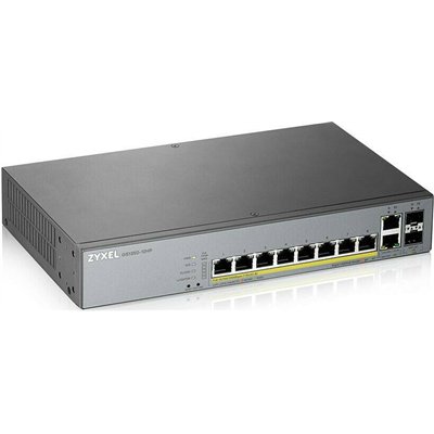Zyxel GS1350-12HP Managed L2 PoE+ Switch με 10 Θύρες Gigabit (1Gbps) Ethernet και 2 SFP Θύρες