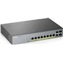 Zyxel GS1350-12HP Managed L2 PoE+ Switch με 10 Θύρες Gigabit (1Gbps) Ethernet και 2 SFP Θύρες