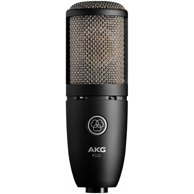 AKG Perception 220 Πυκνωτικό Μικρόφωνο XLR Shock Mounted για Φωνητικά