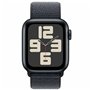 Apple Watch SE 2024 Aluminium 40mm Αδιάβροχο με Παλμογράφο (Midnight με Ink Sport Loop)