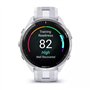 Garmin Forerunner 965 Titanium 47mm Αδιάβροχο Smartwatch με Παλμογράφο (Whitestone/Powder Grey)