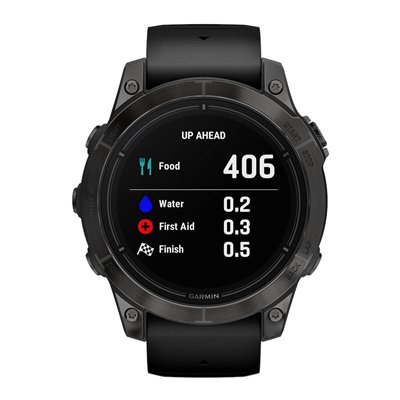 Garmin Epix Pro (Gen 2) Sapphire Edition Titanium 47mm Αδιάβροχο Smartwatch με Παλμογράφο (Carbon Grey DLC Titanium with Black B