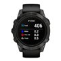 Garmin Epix Pro (Gen 2) Sapphire Edition Titanium 47mm Αδιάβροχο Smartwatch με Παλμογράφο (Carbon Grey DLC Titanium with Black B