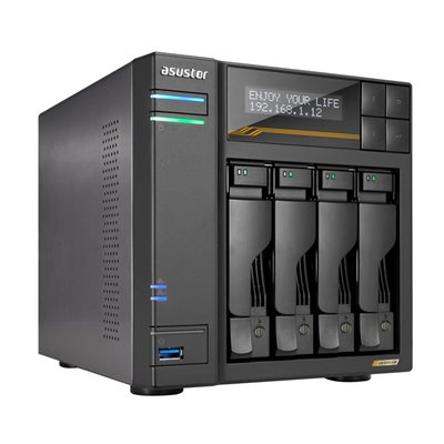 Asus AS6804TAS6804T NAS Tower με 4 θέσεις για M.2/SSD και 4 θύρες Ethernet