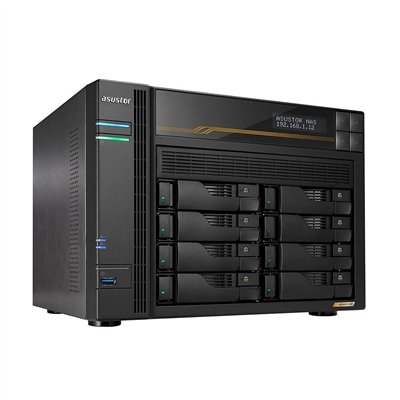 Asustor Lockerstor 8 Gen3 AS6808T NAS Tower με 12 θέσεις για M.2